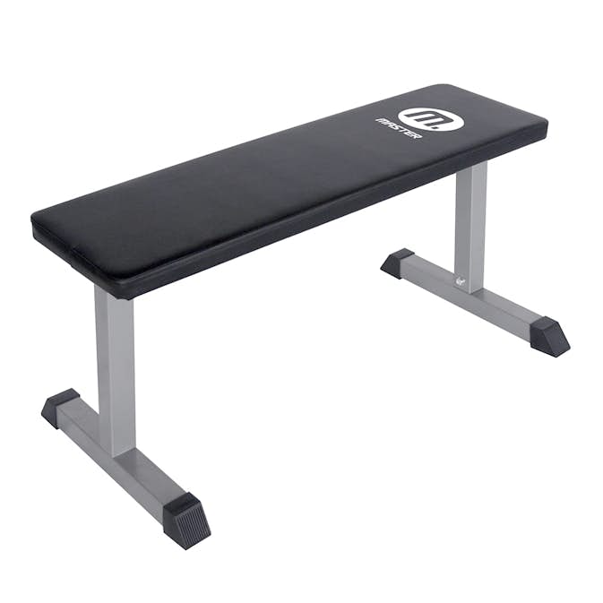 Träningsbänk Master Fitness Flat Bench Silver